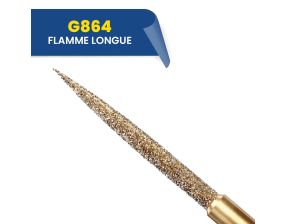Fraises diamantées flamme longue G864