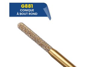 Fraises diamantées cylindriques G881
