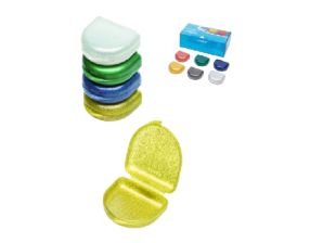 Boîtes orthodontiques pailletées
