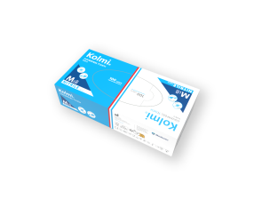 Gants nitrile sans poudre bleu