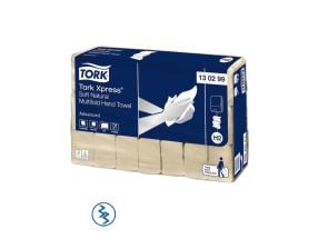 Essuie-mains Tork Xpress Natural 2 plis beiges H2