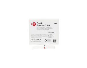 Pipettes plastique - 0.3 ml (25)