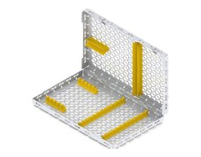 Casette Galaxy slide 28x18 - jaune 12+5 instruments