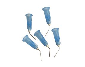 EMBOUTS D'AIGUILLES PRE-COURBE BLEUS ELSODENT (100)