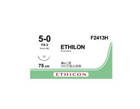 Fil Ethilon noir vectral  3/8  (36)