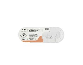 Fil Monocryl 4/0 70cm MCP498H          