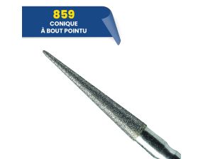 Fraise diamantée FG pointe - stérile - 859 (bte de 25)