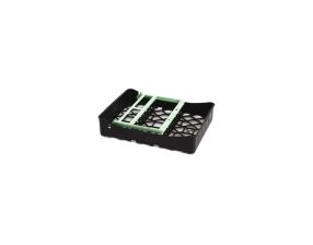 Cassette noire Practipal 9 instruments avec barrette verte