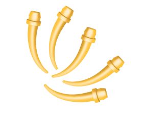 Embouts intra-oraux jaunes (100)