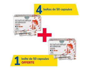 4 boîtes de 50 capsules Fuji PLUS + 1 offerte