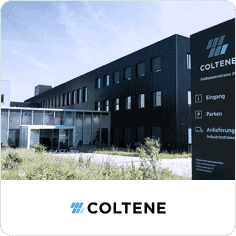 Logo et si&egrave;ge de Colt&egrave;ne
